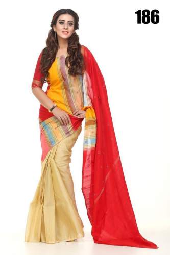 Designer Cotton Silk Saree by New Taat Ghar