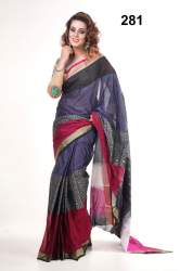 Party wear Cotton Printed Saree