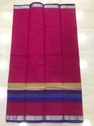 Party wear Silk Cotton Plain Saree