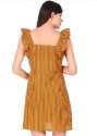 Ladies Striped A Line Western Dress thumb 1