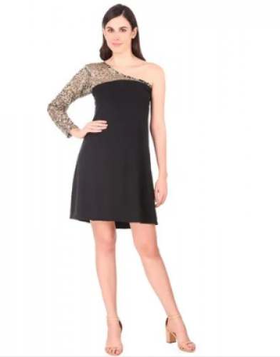 One Off Shoulder Western Dress