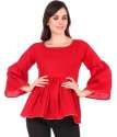 red-bell-sleeve-peplum-top
