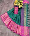 Heavy Cotton Silk With Heavy Jacquard Saree