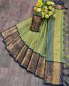 Heavy Cotton Silk With Heavy Jacquard Saree thumb 1
