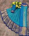 Heavy Cotton Silk With Heavy Jacquard Saree thumb 3