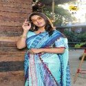 Soft Cotton And Printed Saree With Pum Pum Border

 thumb 14