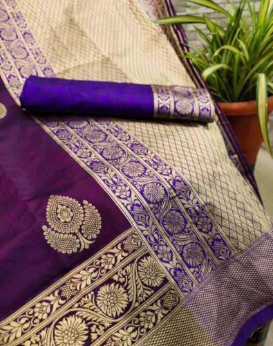 Stylish Soft Lichi Silk Saree