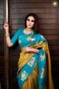 WEAVING JACQUARD SAREE  thumb 3