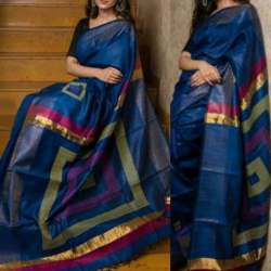 Bhagalpuri Tussar Dhupion Silk Saree