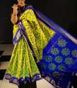 Handloom Ikat Patola Silk Saree thumb 1