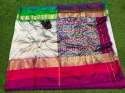 Pure Double Ikkat Patola Silk Saree  thumb 2