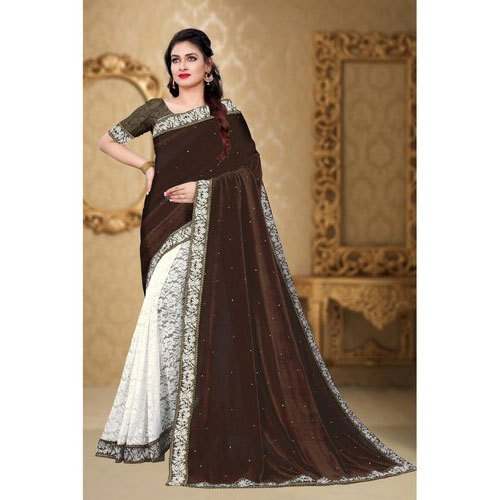 Fancy Velvet Saree by VHCK ENTERPRISE