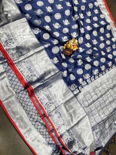 Lichi Silk Saree by Krishna Fashion