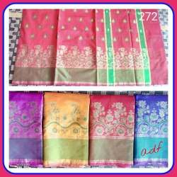 Party Wear Cotton Silk Saree for Ladies