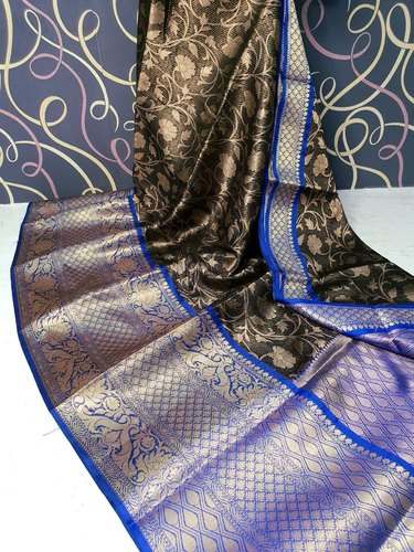 Banarasi Pure Kanjeevaram Silk Saree by Heena Fabrics