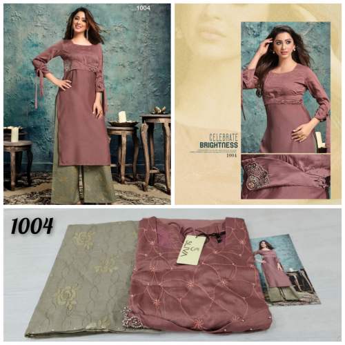 Embroidery Kurti With Palazzo