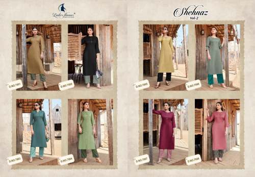 Fancy Rayon Kurti With Palzzo 