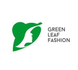 green leaf fashion logo icon
