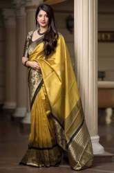 Stylish Soft Lichi Silk Saree