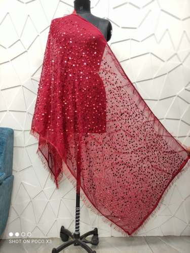 Sequence Work Nazneen Dupatta  by indian culture