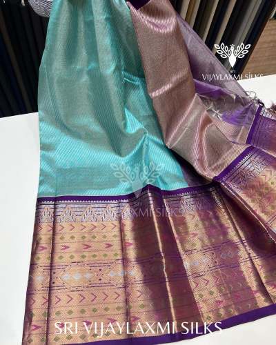 Venkatgiri Tissue Pattu Silk Saree from Bidar by Sri Vijaylaxmi Silks