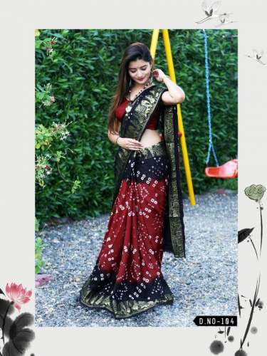 Designer New Arrival Bandhani Saree
