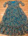 New Designer Floral Print Gown thumb 4