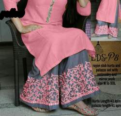 selfie  plazzo kurti 