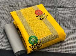 Slub Cotton Dress material 