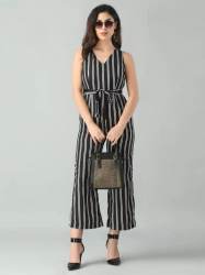 Strip Line Jump Suit 