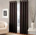 brown-color-plain-curtains