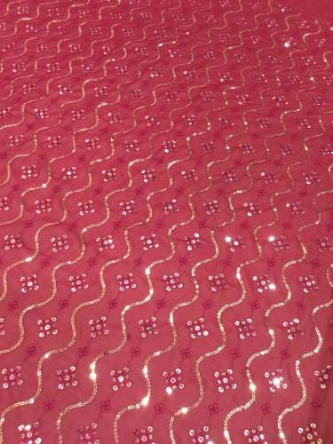 Georgette Embroidered Fabrics