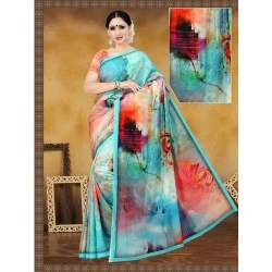 DIGITALLY PRINTED GEORGETTE SAREE