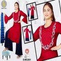 new Riyon handwork kurti with gharara