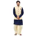 Kurta Dhoti With Jacquard Jacket thumb 2