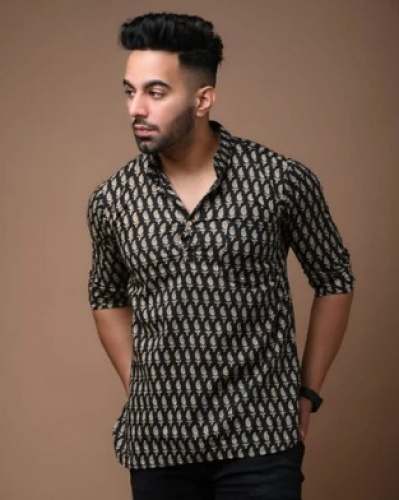 Mens short kurta online sale