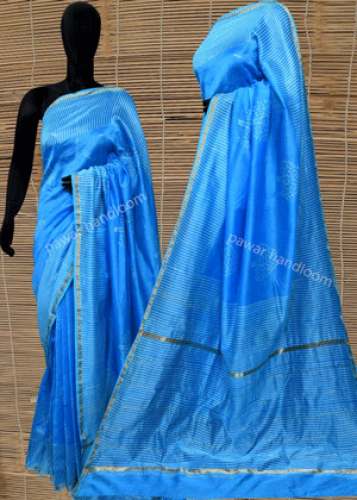 Fancy Printed Maheshwari Saree