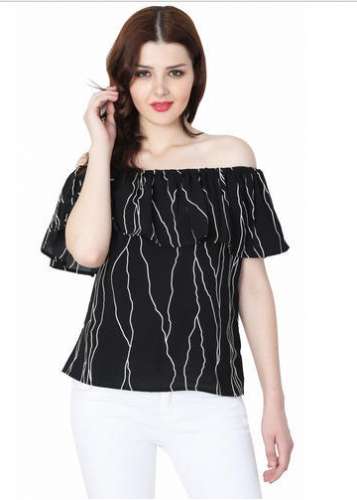 FSOFF Printed Off Shoulder Top in Delhi by Galaxy Enterprises