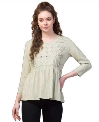 Galaxy Trendz Long Sleeve Fancy Top from Delhi by Galaxy Enterprises