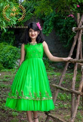 Kids Party wear Frock Dress by ANU CHAUHAN FASHIONS OPC PRIVATE LIMITED