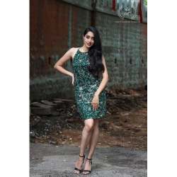 Organza Hand work One piece dress