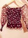 Designer Polka Dot Tube Top