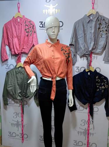 Plain fancy Western top