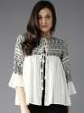 black-n-white-cotton-blend-western-fusion-top