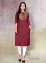 Casual Wear Neck Work Kurti  thumb 12
