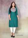 Casual Wear Neck Work Kurti  thumb 2