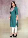 Casual Wear Neck Work Kurti  thumb 3