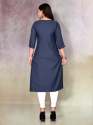Casual Wear Neck Work Kurti  thumb 7