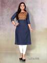 Casual Wear Neck Work Kurti  thumb 8