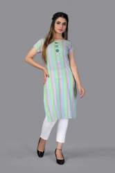 Fancy Cotton Kurti for College Girls-NAYANTARA